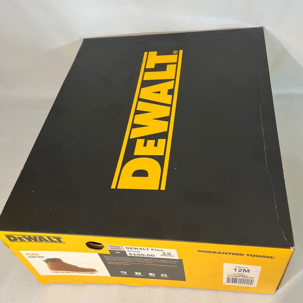 Men's Dewalt, Flex Steel Toe Boot.Size 12M Color Wheat - Picture 14 of 14